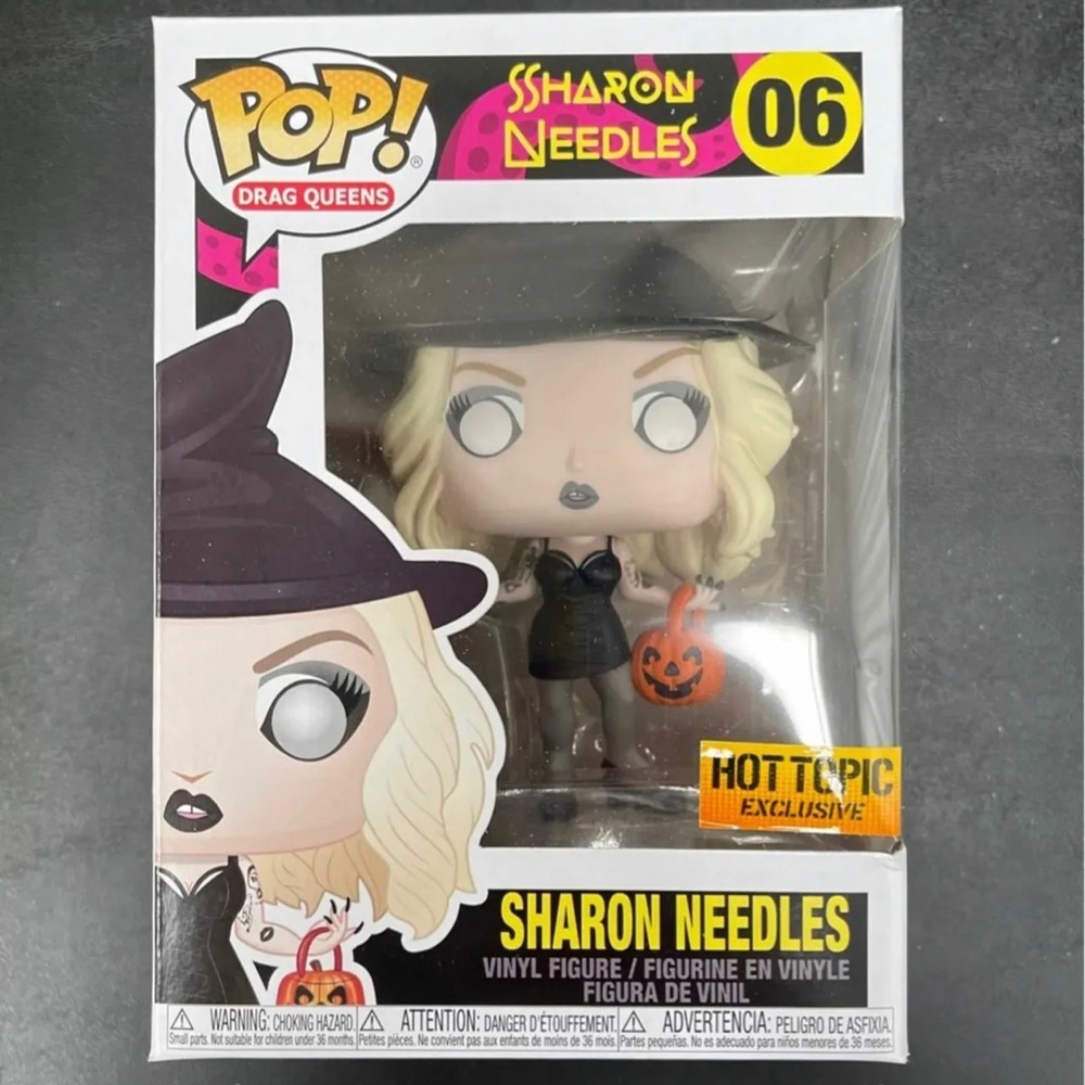 FUNKO POP! Drag Queens Con Drag Race Queen Sharon Needles #06 Hot Topic Non Mint